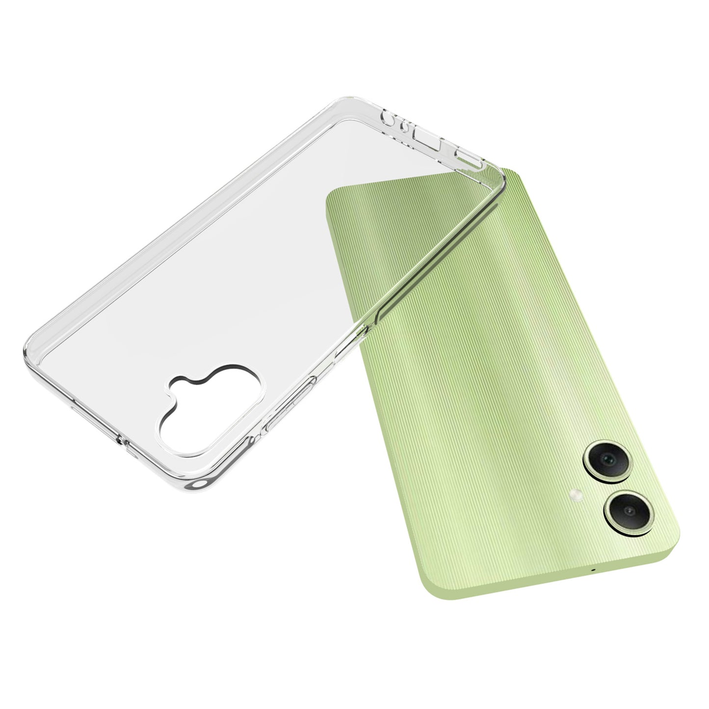 For Samsung Galaxy A06 Clear Phone Case Watermark-Resistant TPU Back Cover