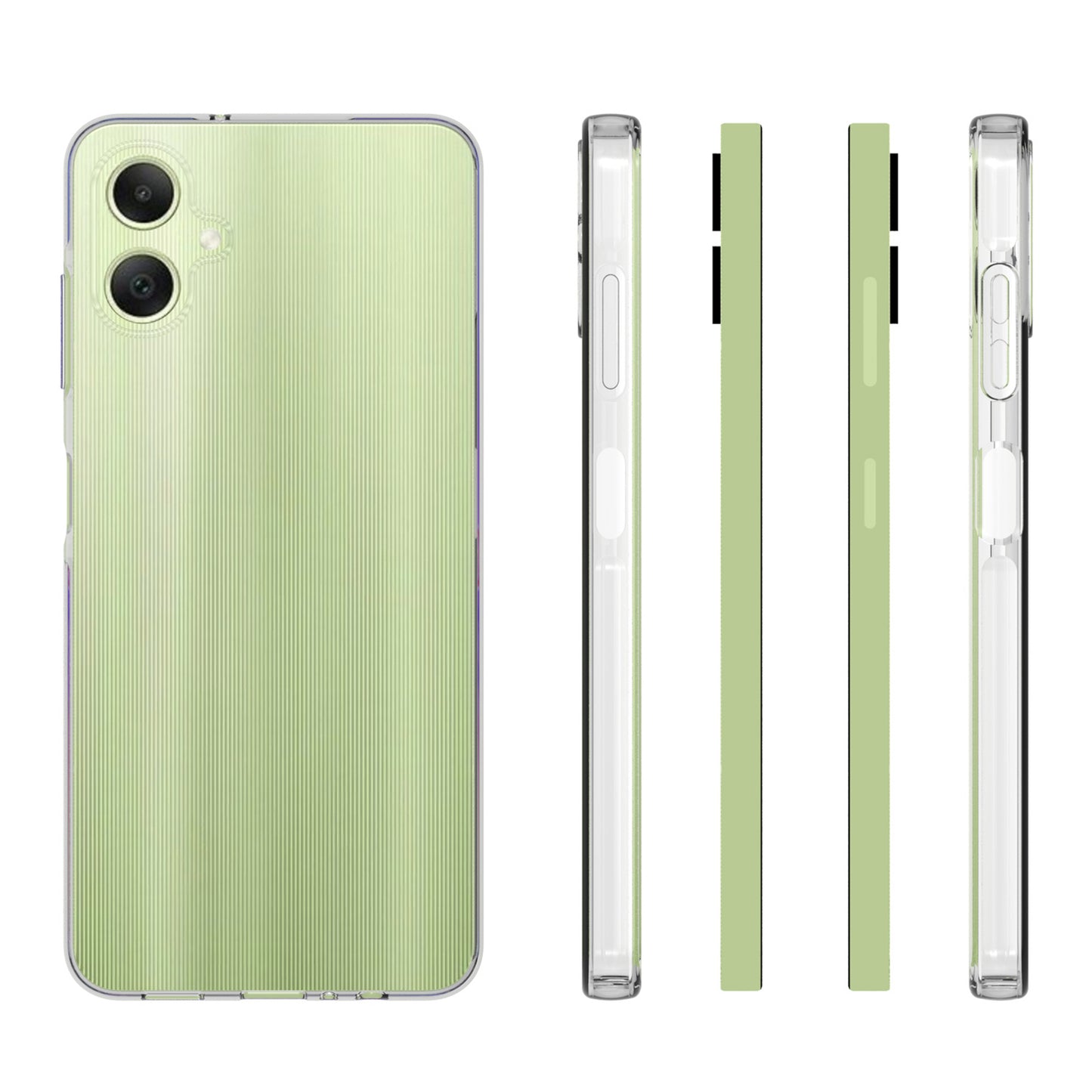 For Samsung Galaxy A06 Clear Phone Case Watermark-Resistant TPU Back Cover