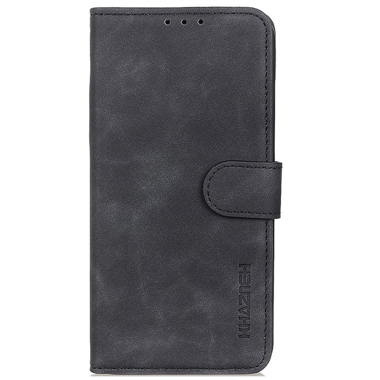 KHAZNEH For OnePlus Nord 4 Case Retro PU Leather Wallet Stand Phone Cover - Black