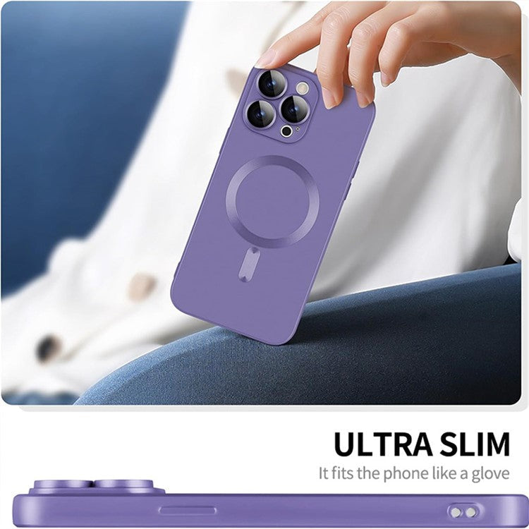 ENKAY HAT PRINCE For iPhone 16 Plus Case Compatible with MagSafe Scratch Proof TPU Phone Shell - Purple
