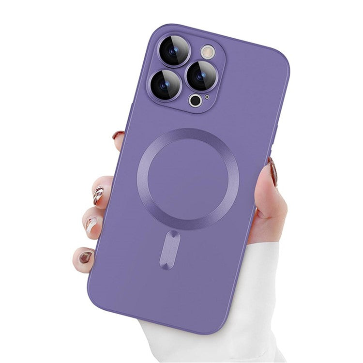 ENKAY HAT PRINCE For iPhone 16 Plus Case Compatible with MagSafe Scratch Proof TPU Phone Shell - Purple
