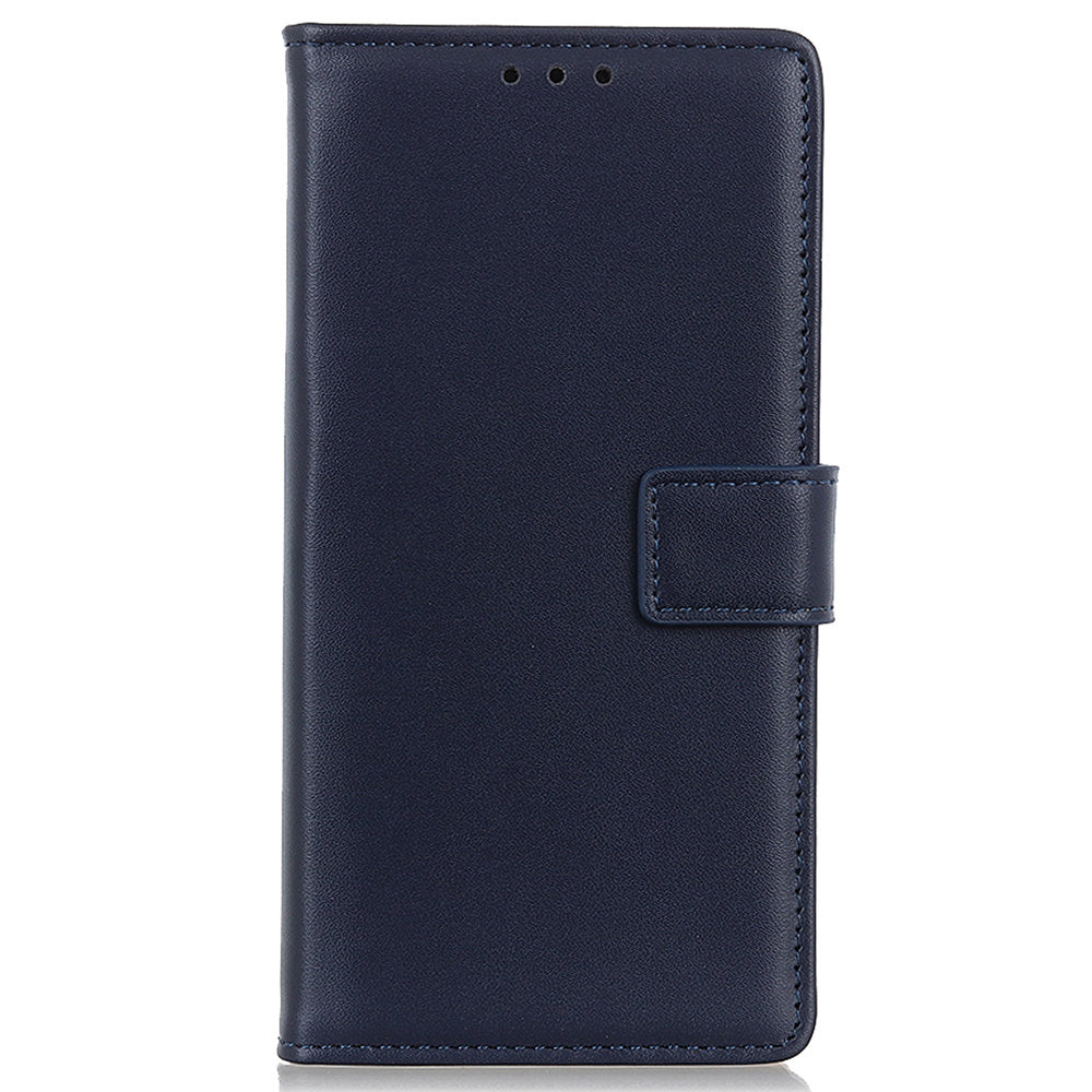 For Samsung Galaxy A16 5G / A16 4G Case Card Slots PU Leather Flip Stand Phone Cover - Blue