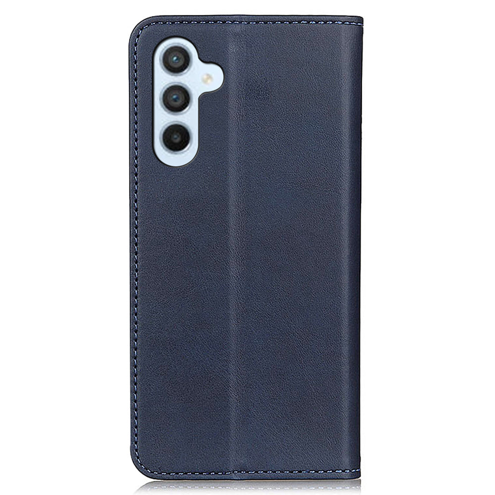 For Samsung Galaxy A16 5G / A16 4G Case Split Leather Flip Wallet Phone Cover - Blue