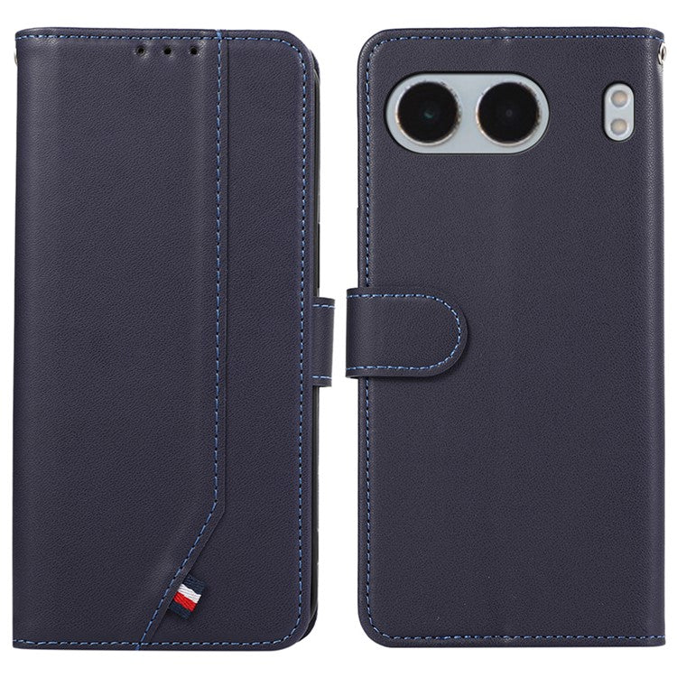 For OnePlus Nord 4 Case RFID Blocking Flip Leather Phone Cover - Blue