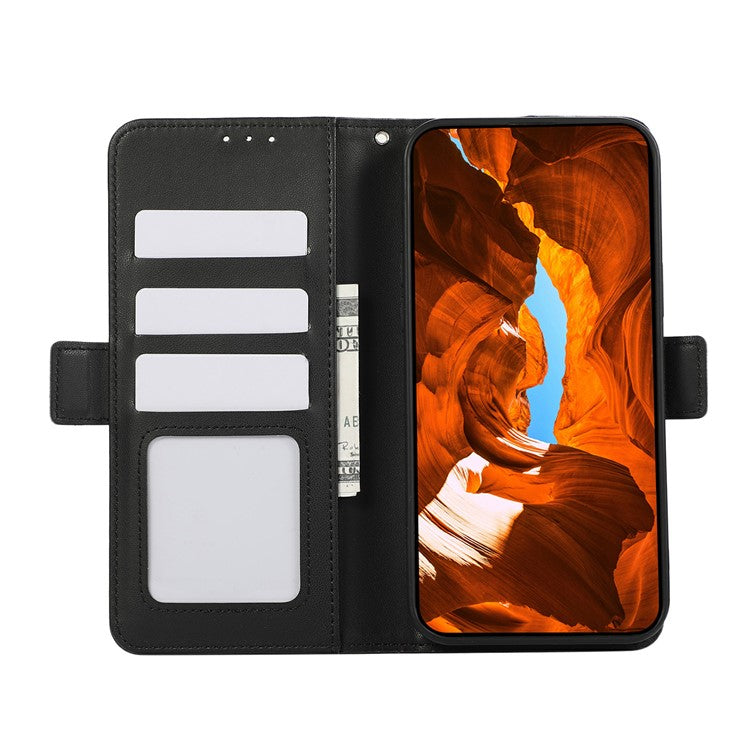 ABEEL For OnePlus Nord 4 Case Leather Phone Cover with RFID Blocking Wallet - Black