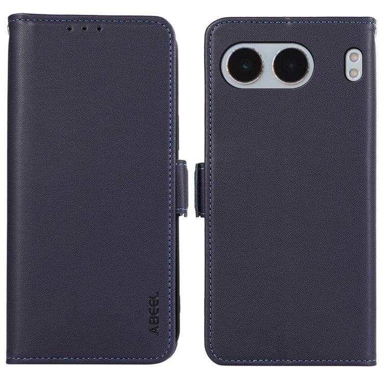 ABEEL For OnePlus Nord 4 Case Leather Phone Cover with RFID Blocking Wallet - Blue