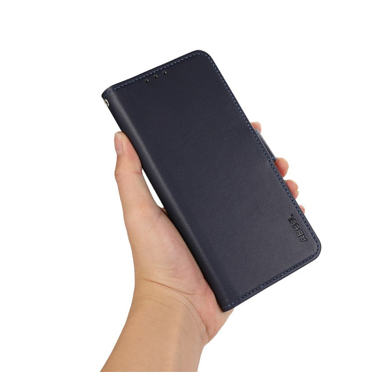 ABEEL For OnePlus Nord 4 Case Leather Phone Cover with RFID Blocking Wallet - Blue