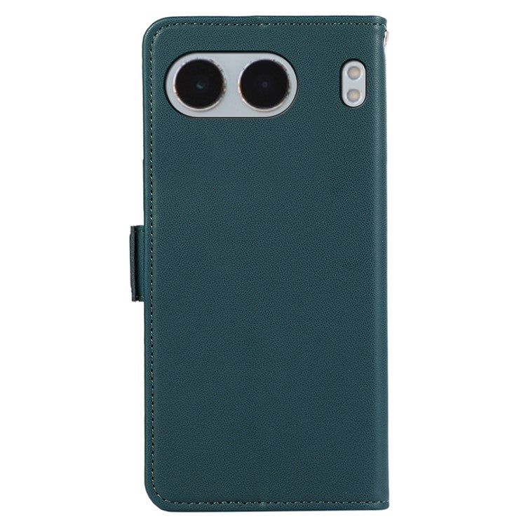 ABEEL For OnePlus Nord 4 Case Leather Phone Cover with RFID Blocking Wallet - Green