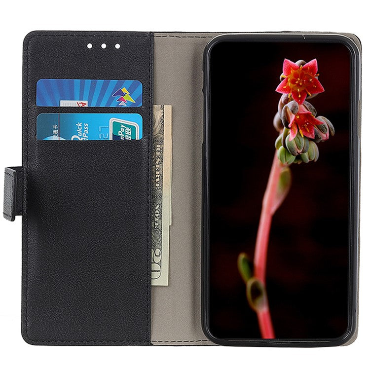 For OnePlus Nord 4 Case PU Leather Stand Wallet Phone Cover - Black