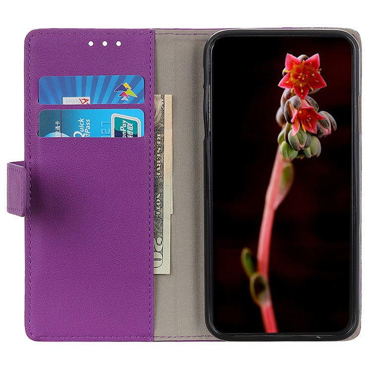 For OnePlus Nord 4 Case PU Leather Stand Wallet Phone Cover - Purple