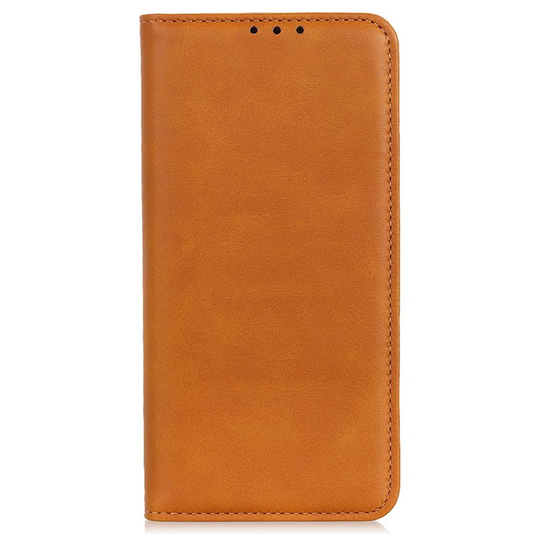 For OnePlus Nord 4 Case Split Leather Flip Wallet Phone Cover - Brown - Brown
