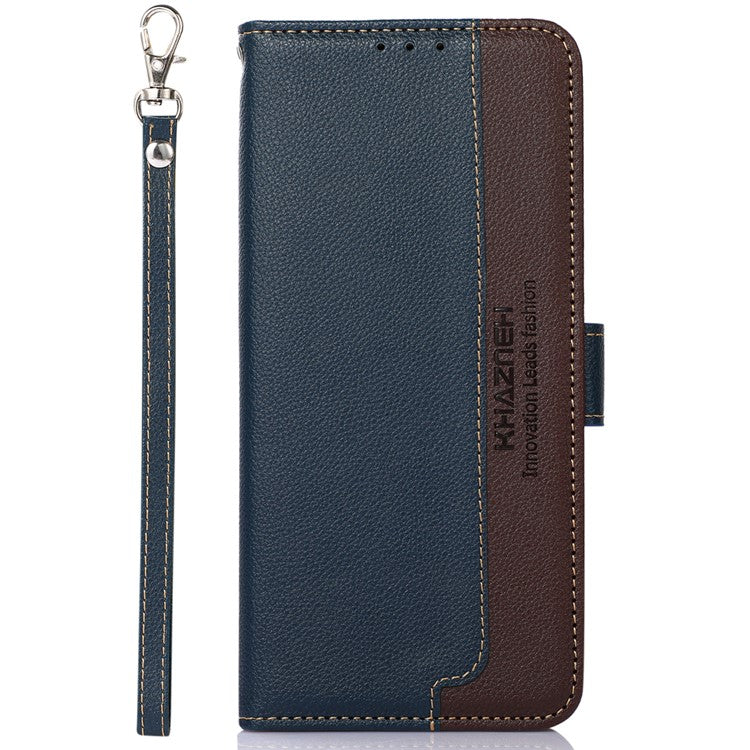 KHAZNEH For OnePlus Nord 4 Case RFID Blocking Wallet PU Leather Phone Cover - Blue