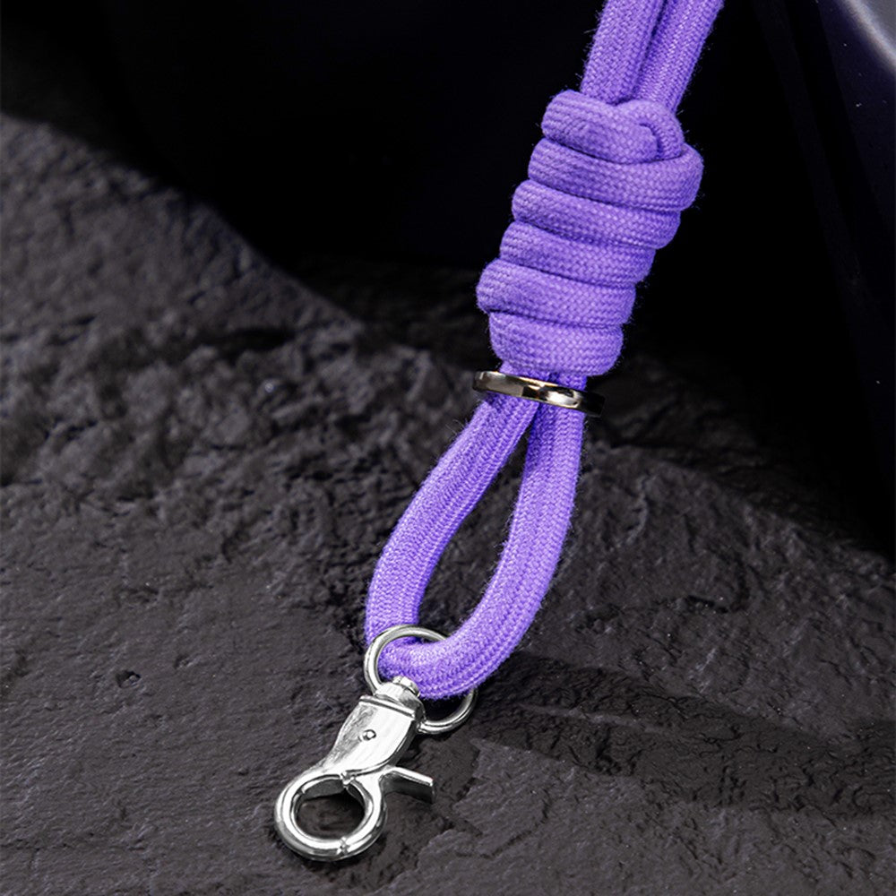 GKK For Samsung Galaxy Z Flip7 FE 5G / Z Flip6 5G Clear Case Airbag Hinge Protector PC Phone Cover with Strap - Yellow