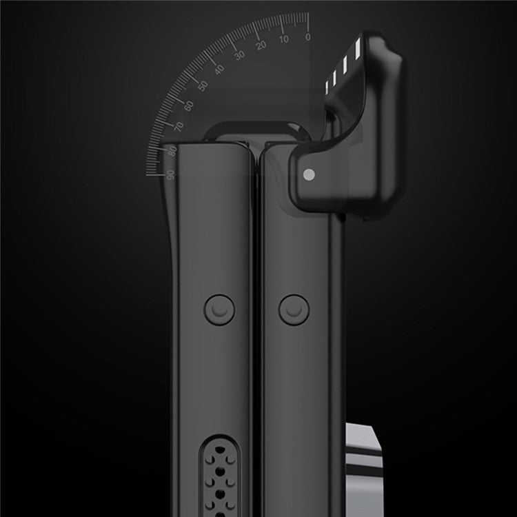 GKK For Samsung Galaxy Z Fold6 5G Case Magnetic Hinge Protector PC Phone Cover with Screen Film - Titanium Grey