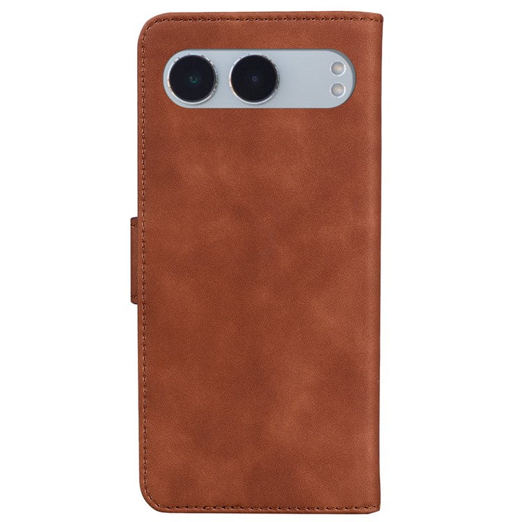 For OnePlus Nord 4 Stand Case PU Leather Phone Cover Butterfly Printed - Brown