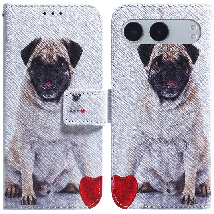 For OnePlus Nord 4 Wallet Case Pattern Print Leather Phone Cover - Dog