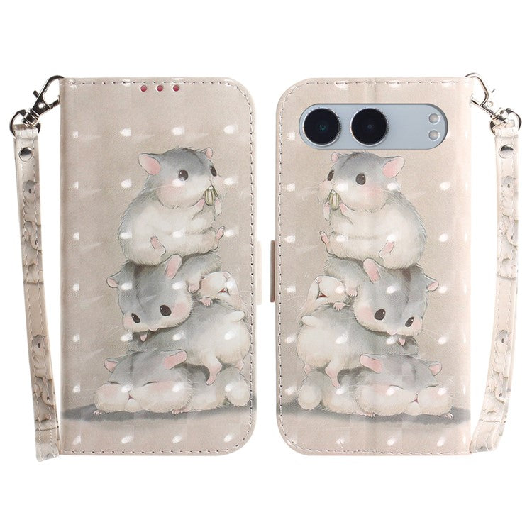 For OnePlus Nord 4 Case Pattern Printing Leather Wallet Phone Cover - Stacking Squirrels