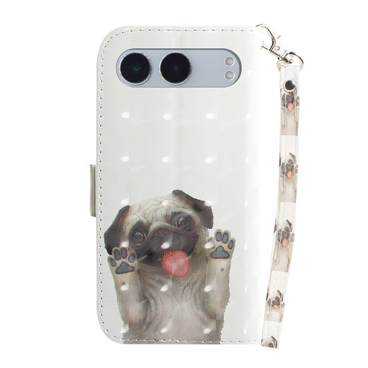 For OnePlus Nord 4 Case Pattern Printing Leather Wallet Phone Cover - Pug