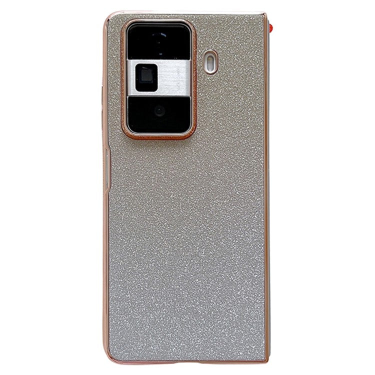 For Honor Magic Vs3 5G Case Sparkling Glitter Hard PC Phone Cover - Gradient Gold