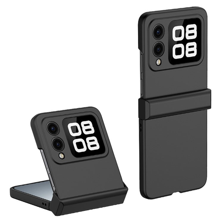 For Huawei nova Flip 5G Case Hinge Protection Skin-Touch PC Phone Cover - Black