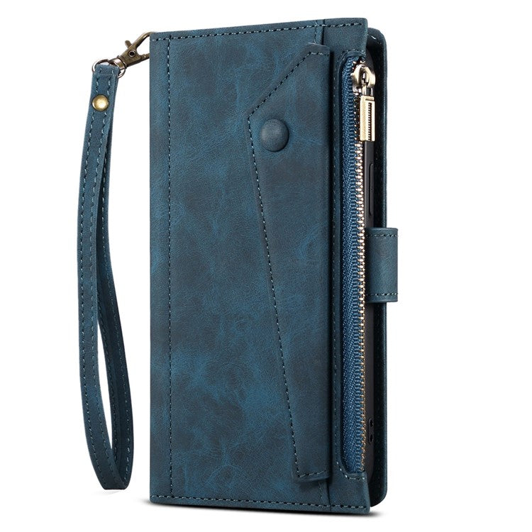 ESEBLE Star Series For Google Pixel 9 / Pixel 9 Pro Case Zipper Wallet Leather Stand Phone Cover - Blue