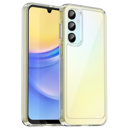 For Samsung Galaxy A16 5G / A16 4G Shockproof Case TPU +Acrylic Protective Clear Phone Cover - Transparent