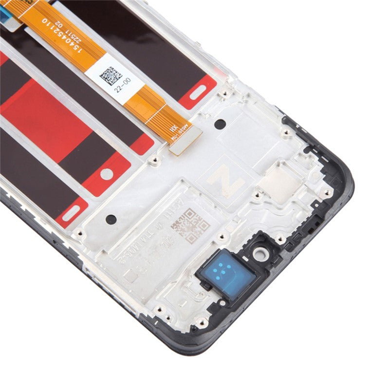 For Oppo A58 4G Grade S LCD Screen and Digitizer Assembly + Frame Part (Without Logo)
