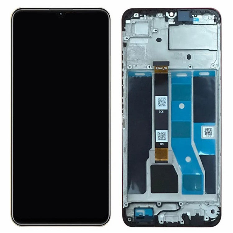 For Realme C53 (Global) OEM Grade S LCD Screen and Digitizer Assembly + Frame Part (Without Logo)