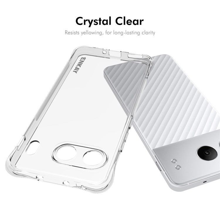 ENKAY HAT PRINCE For OnePlus Nord 4 Clear Case TPU Phone Cover Corner Airbag Fall Protection