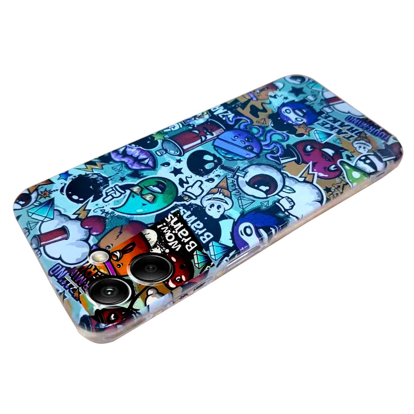 For Samsung Galaxy A06 Case Pattern Printing Cell Phone TPU Back Cover - Garbage