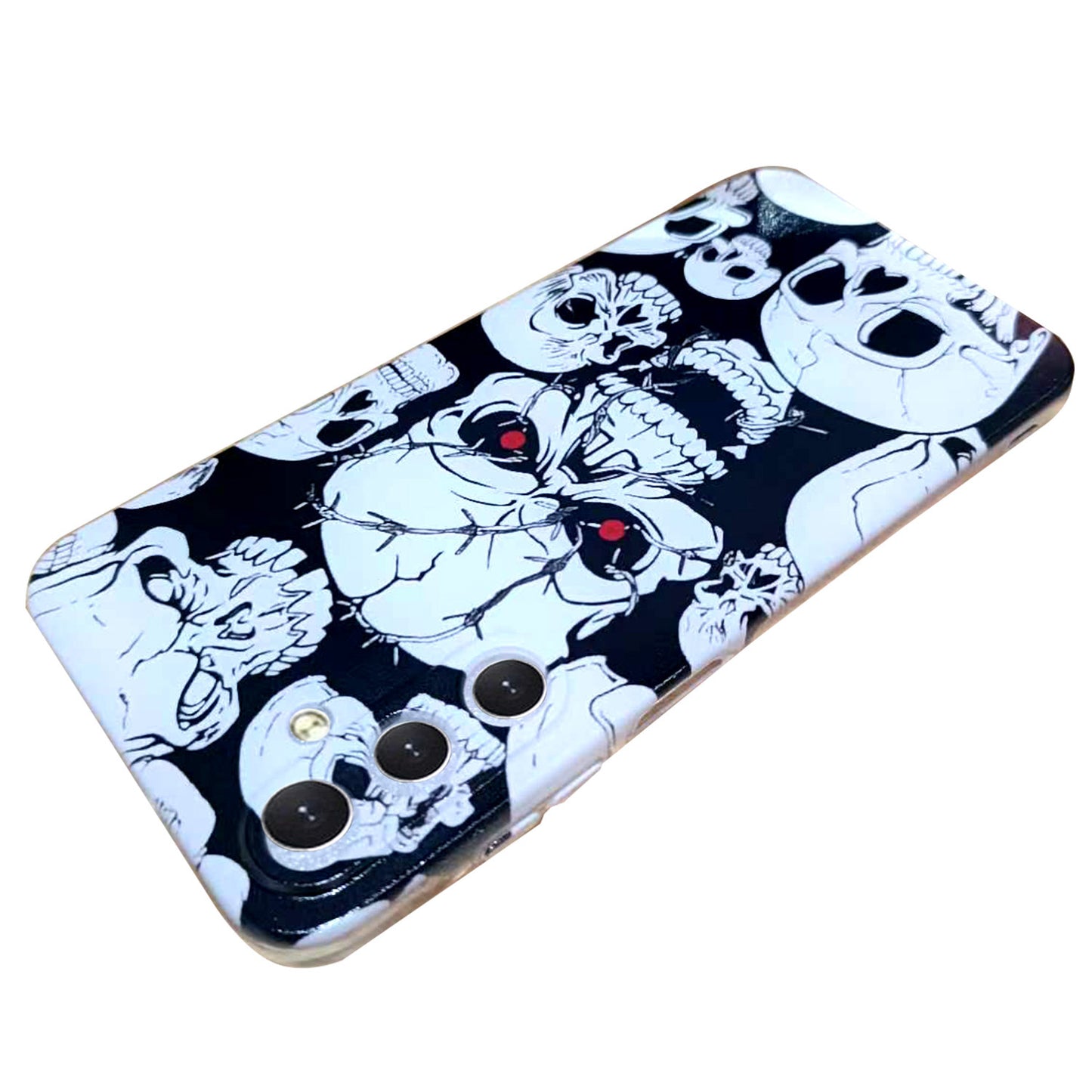 For Samsung Galaxy A16 5G / A16 4G Case Pattern Printing Cell Phone TPU Back Cover - Skull