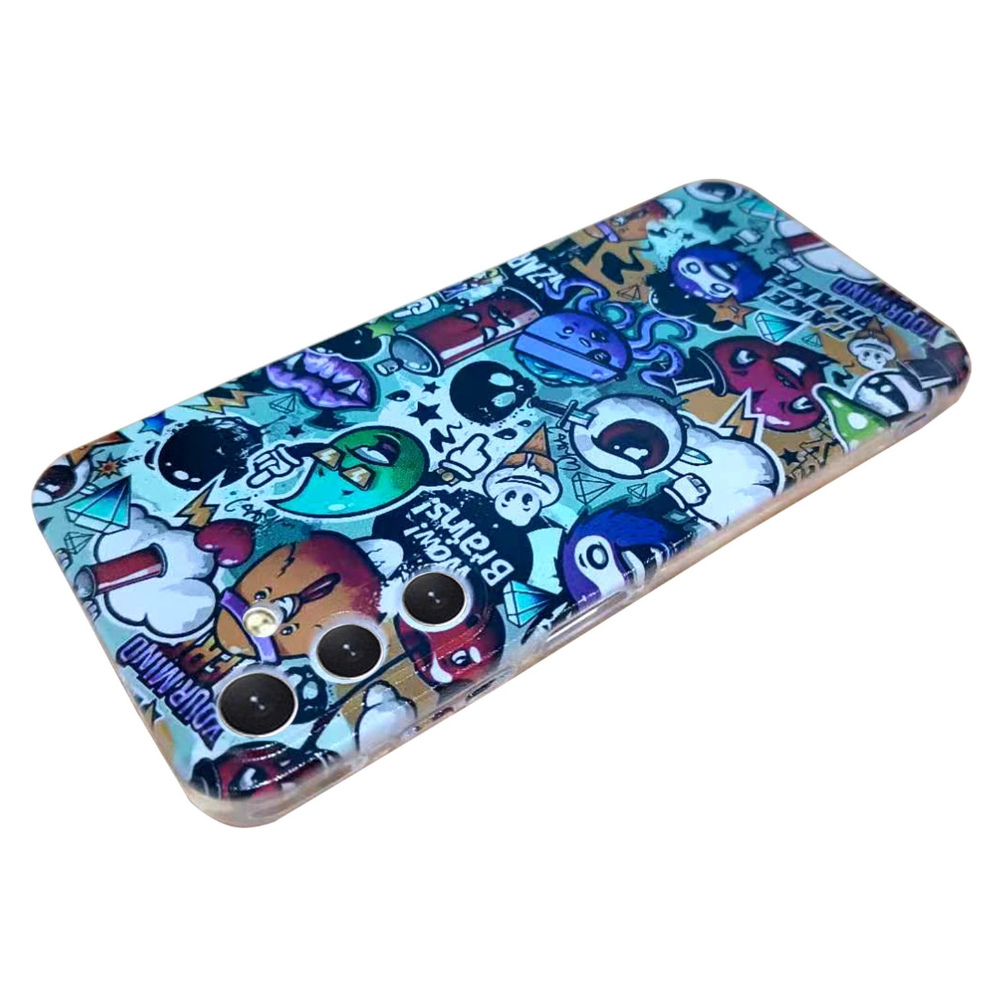 For Samsung Galaxy A16 5G / A16 4G Case Pattern Printing Cell Phone TPU Back Cover - Garbage