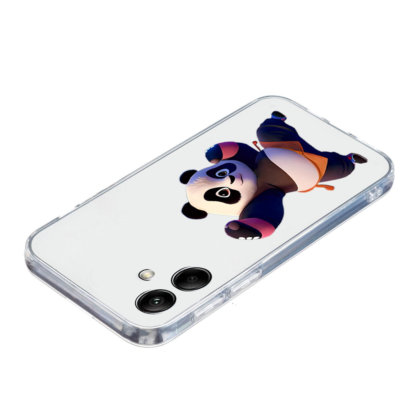For Samsung Galaxy A06 Case Pattern Printing Soft TPU Back Phone Cover - Panda