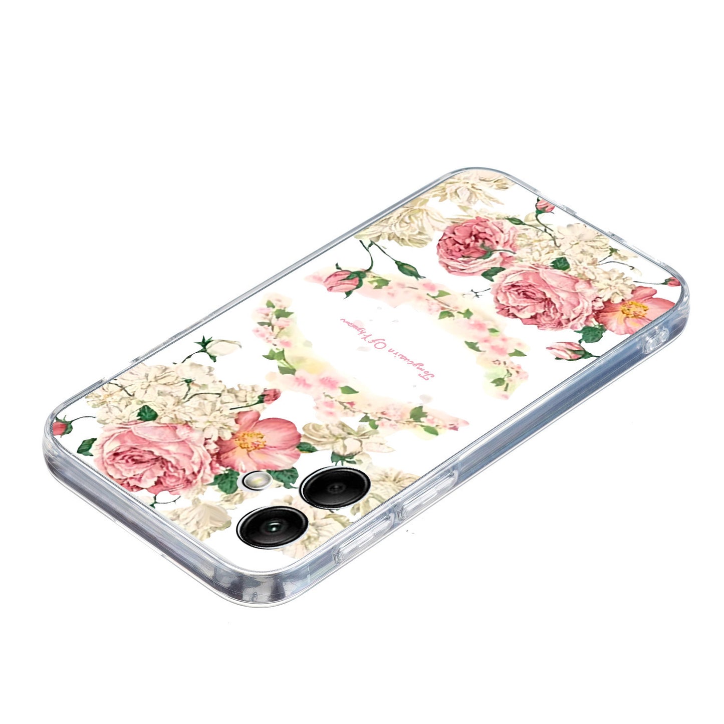 For Samsung Galaxy A06 Case Pattern Printing Soft TPU Back Phone Cover - Rose