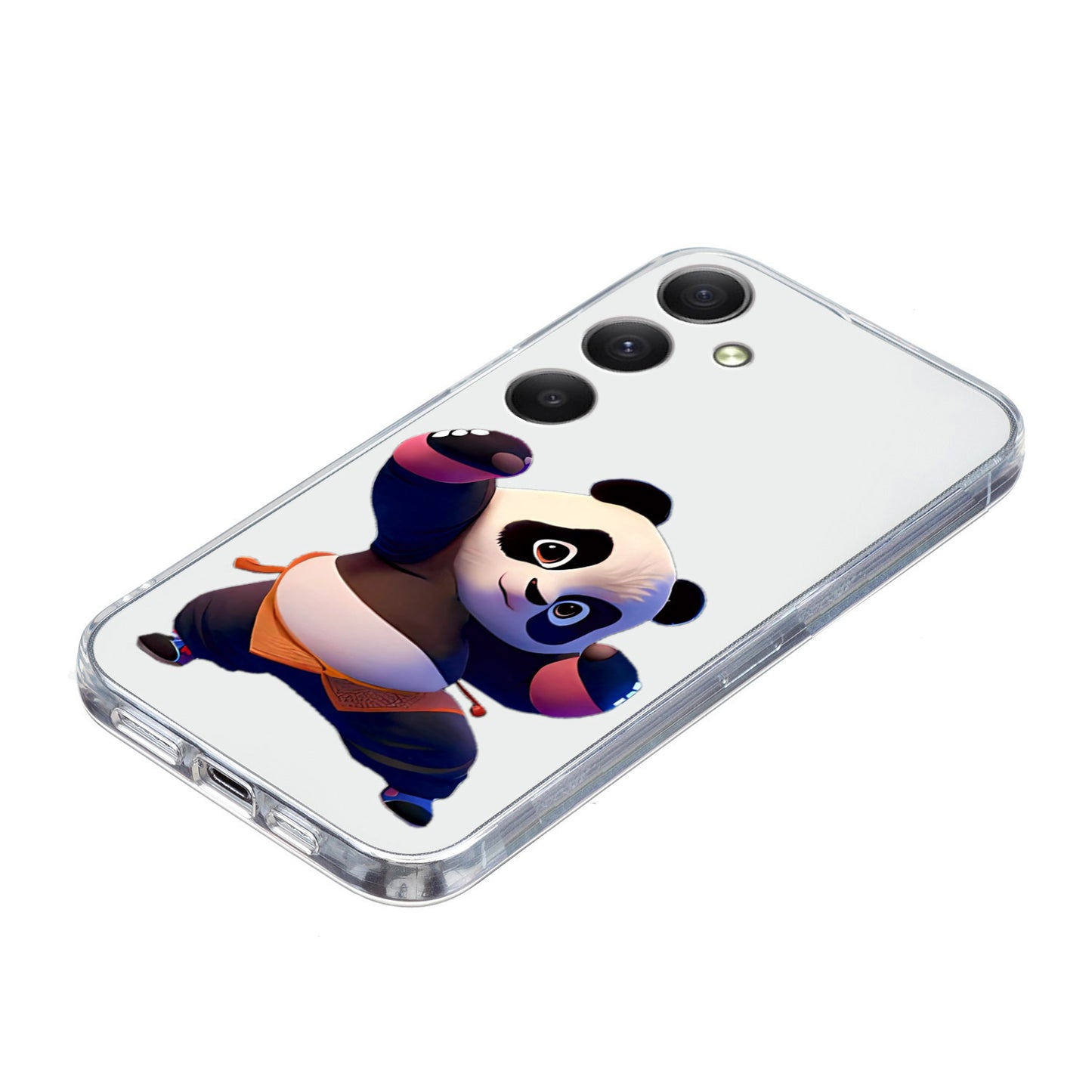 For Samsung Galaxy A16 5G / A16 4G Case Pattern Printing Soft TPU Back Phone Cover - Panda
