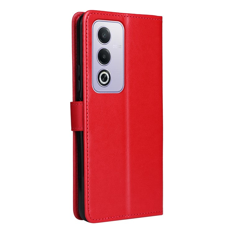 KT Imprinting Flower Series-4 For Oppo A3 Pro (Global) 5G Case Cat Bee Pattern Flip Leather Phone Cover - Red