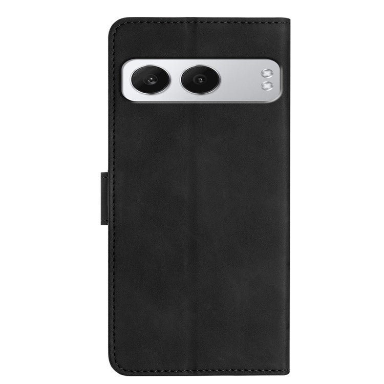 For OnePlus Nord 4 Case Imprinted Butterfly Leather Wallet Phone Cover - Black