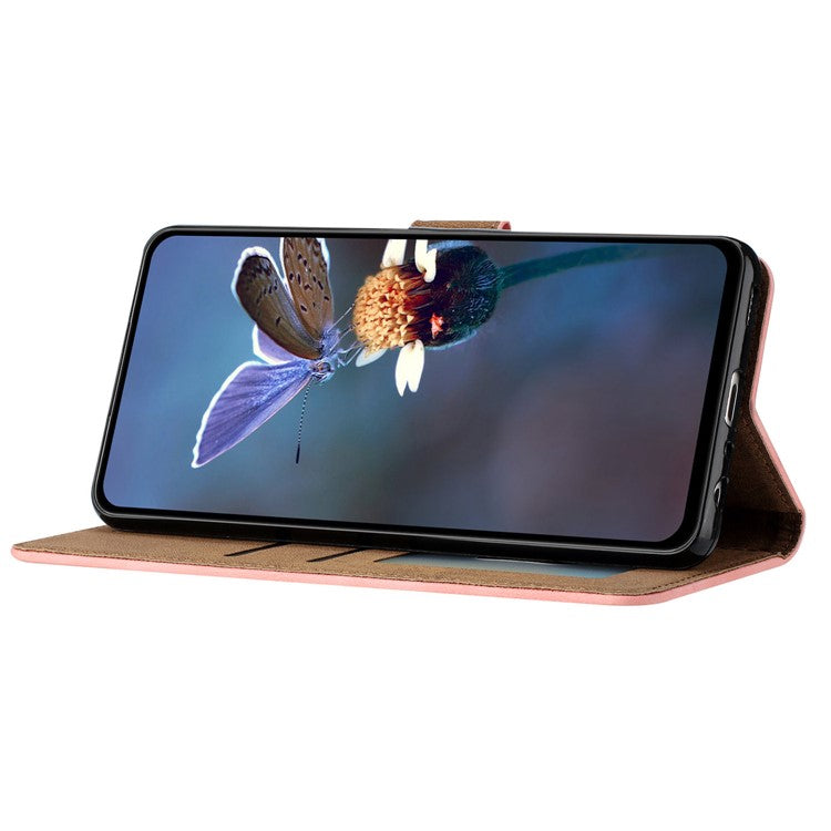 For OnePlus Nord 4 Case Imprinted Butterfly Leather Wallet Phone Cover - Pink