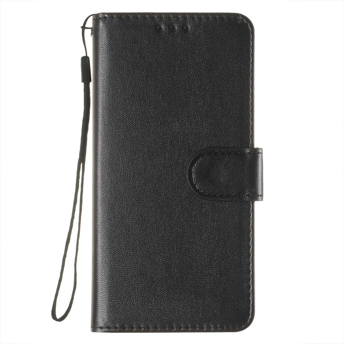 For Samsung Galaxy A16 5G / A16 4G Case PU Leather Flip Phone Cover Wallet Card Slot Holder - Black