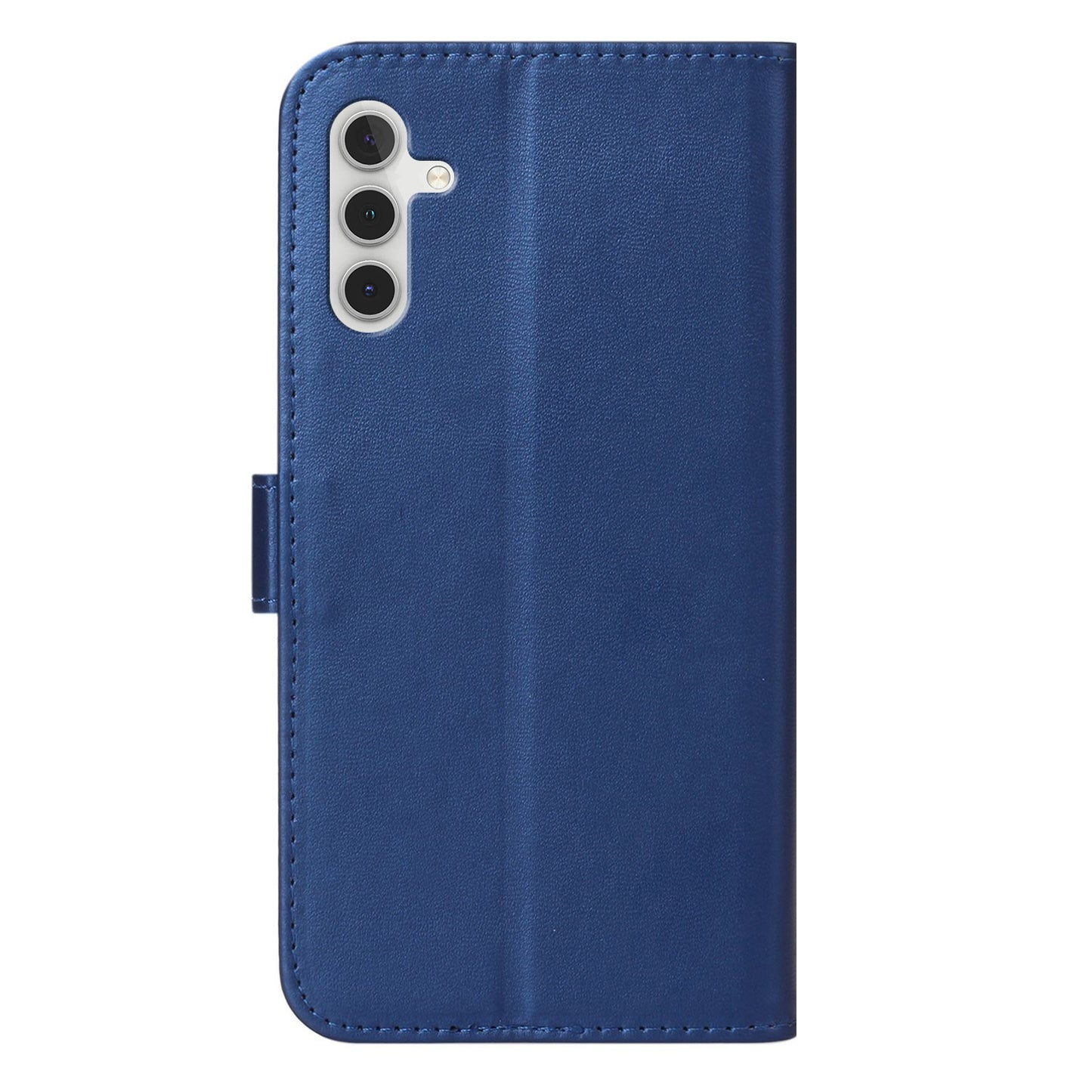 For Samsung Galaxy A16 5G / A16 4G Case PU Leather Flip Phone Cover Wallet Card Slot Holder - Blue