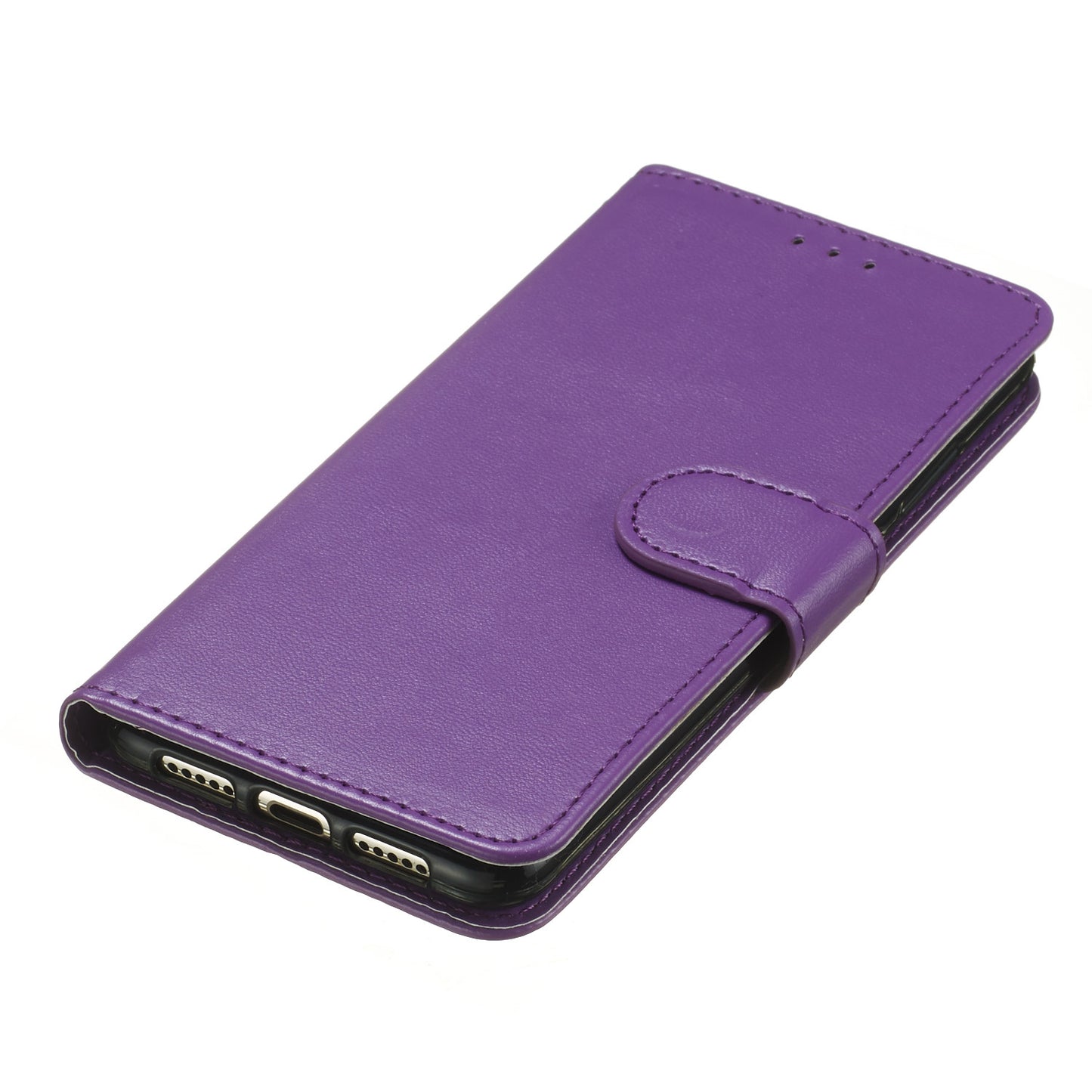 For Samsung Galaxy A16 5G / A16 4G Case PU Leather Flip Phone Cover Wallet Card Slot Holder - Purple