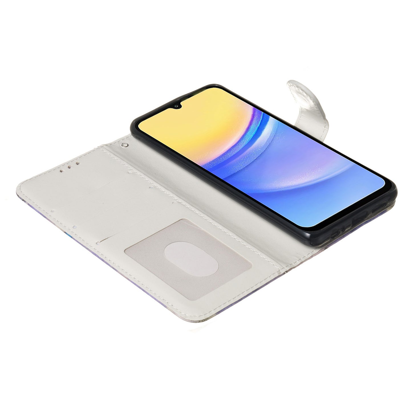 For Samsung Galaxy A16 5G / A16 4G Case Pattern Leather Wallet Phone Cover with Card Holder - Bear