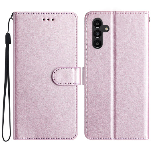 For Samsung Galaxy A16 5G / A16 4G Wallet Case Leather Folio Phone Cover Magnetic Clasp - Light Purple