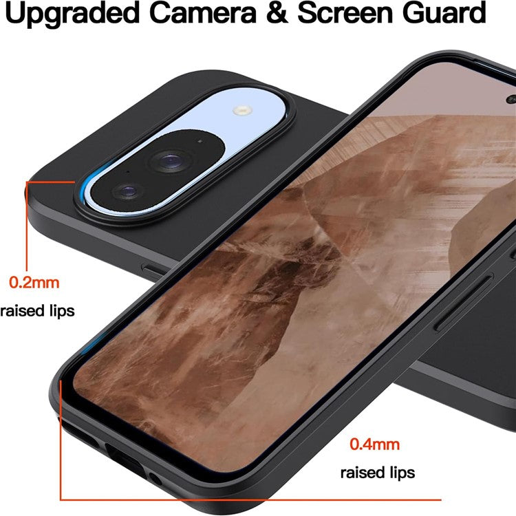 For Google Pixel 9 Pro / Pixel 9 Case Anti-Drop Soft TPU Matte Phone Cover