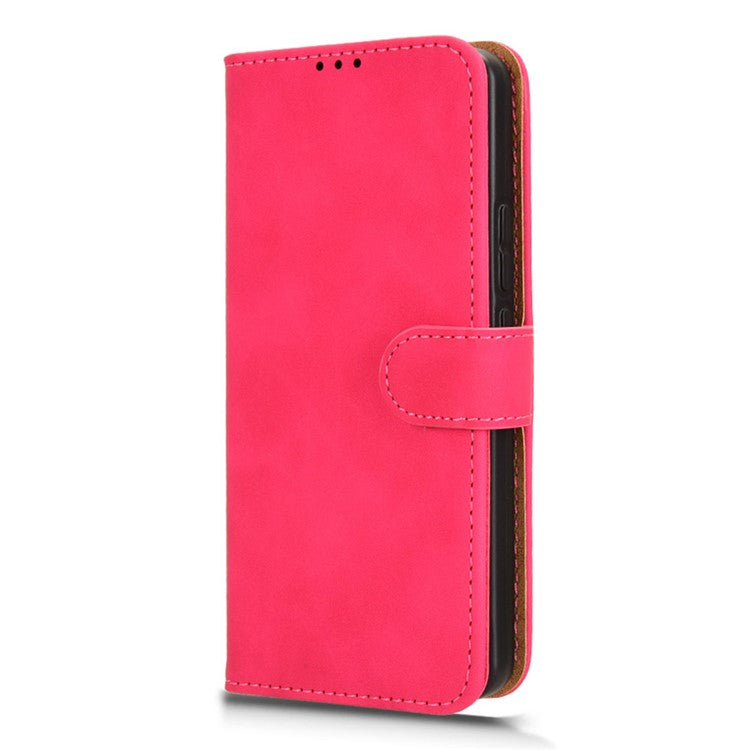 For OnePlus Nord 4 Leather Case Skin-Feel Anti-Drop Wallet Flip Phone Cover - Rose