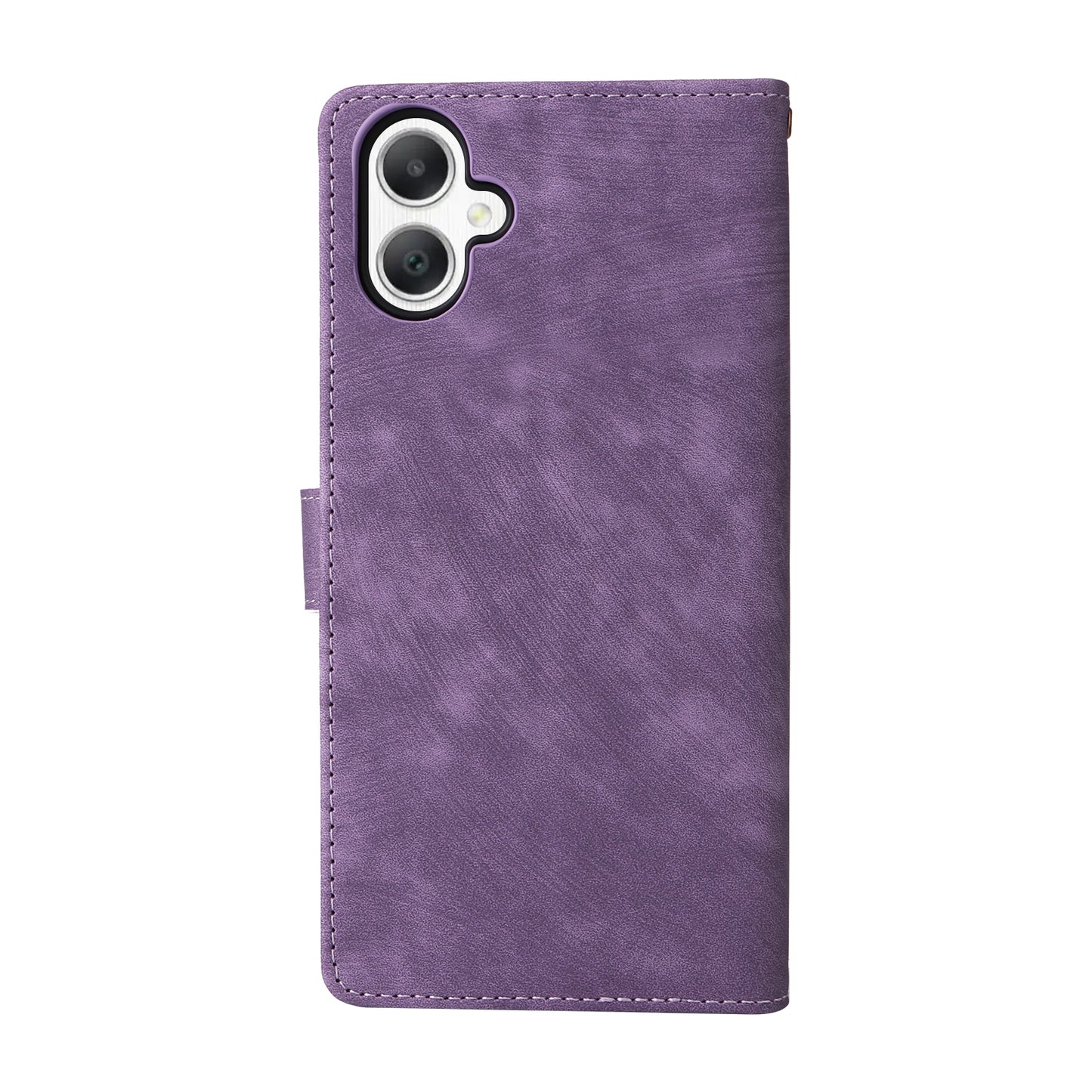 For Samsung Galaxy A06 Wallet Case RFID Blocking PU Leather Cover Stand View - Purple