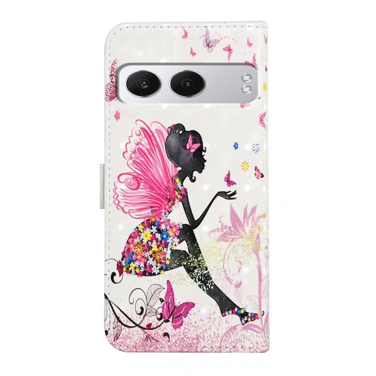 For OnePlus Nord 4 Case 3D Creative Pattern PU Leather Stand Phone Cover - Girl