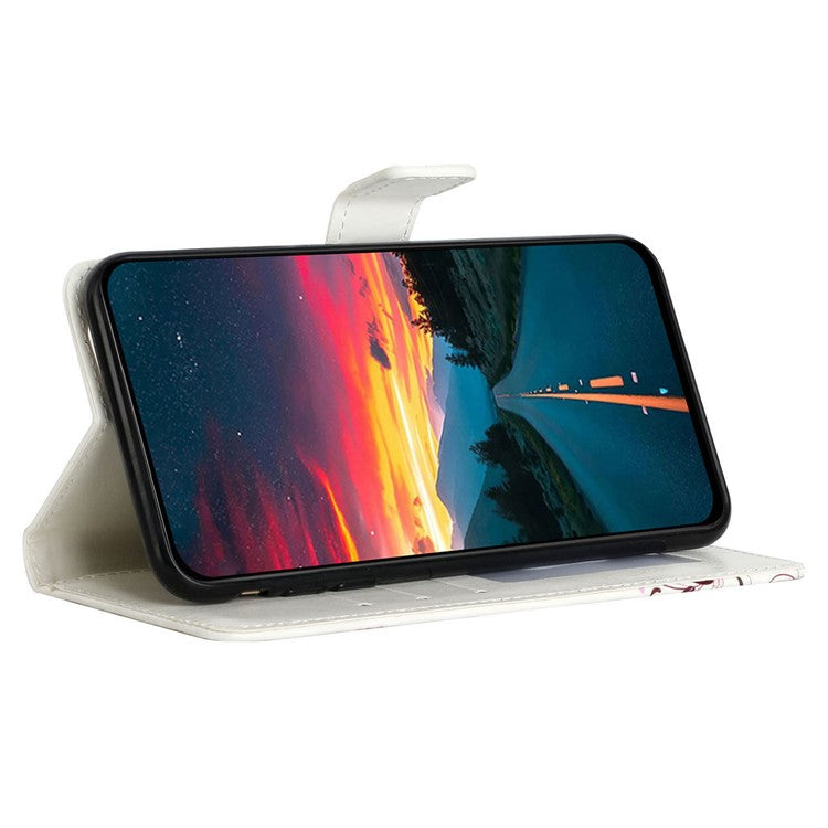 For OnePlus Nord 4 Case 3D Creative Pattern PU Leather Stand Phone Cover - Tri-Color Marble