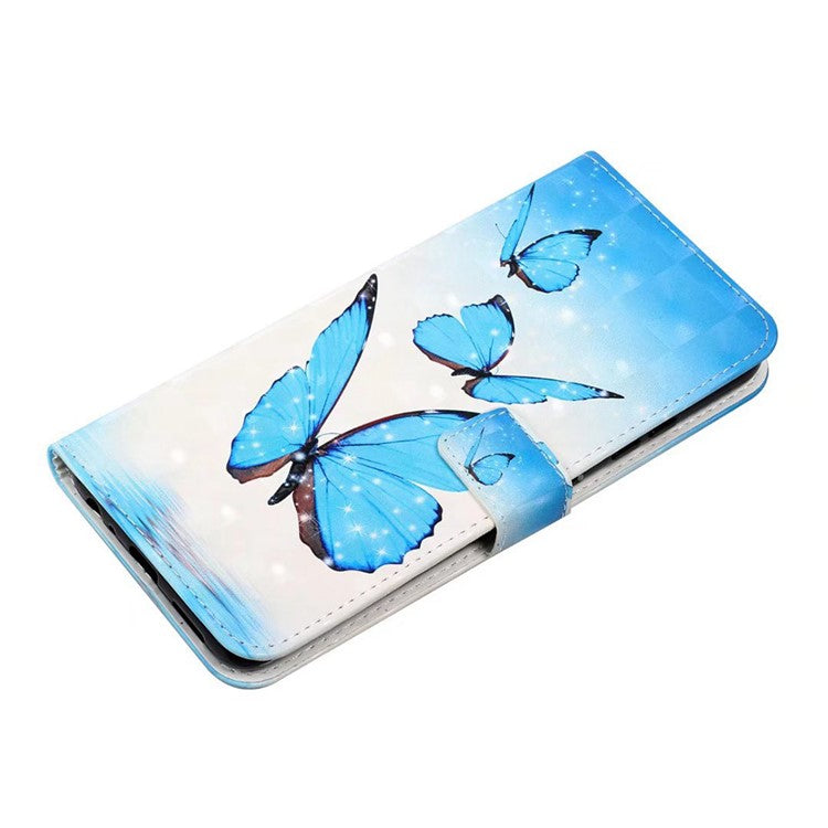 For OnePlus Nord 4 Case 3D Creative Pattern PU Leather Stand Phone Cover - Three Butterflies