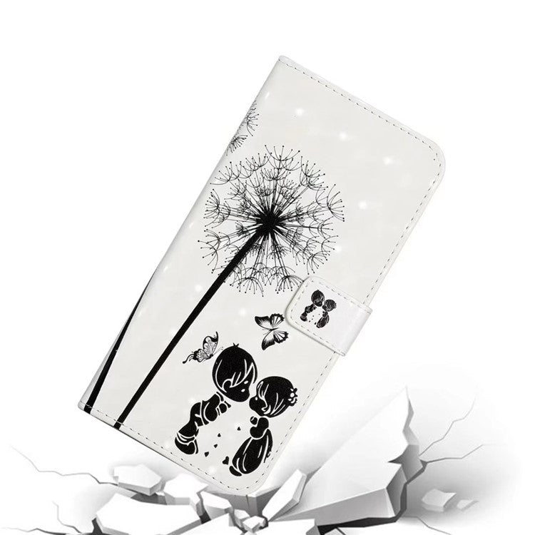 For OnePlus Nord 4 Case 3D Creative Pattern PU Leather Stand Phone Cover - Kids and Dandelion